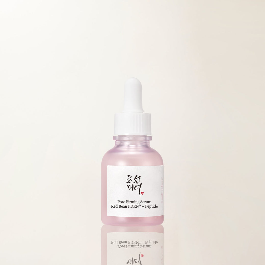 BEAUTY OF JOSEON Pore Firming Serum bottle with dropper on a light background