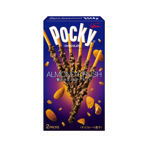 GLICO Pocky Crushed Almond Chocolate Sticks 55g