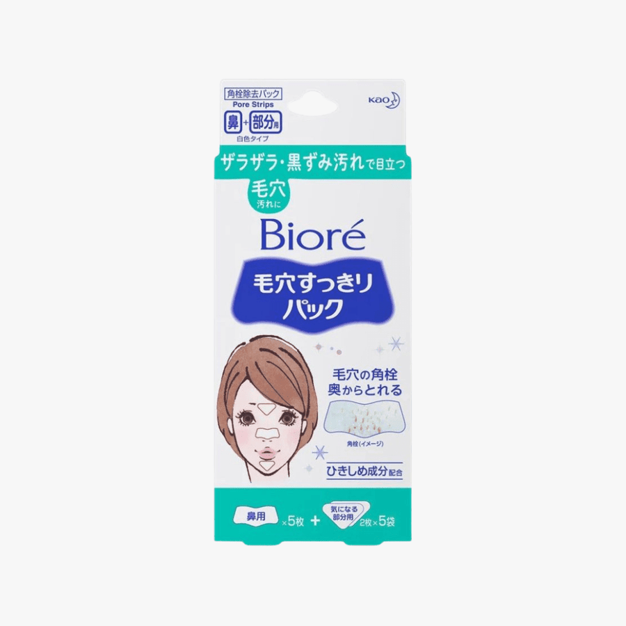 BIORE Pore Clear Pack For Nose & Other Areas 5+10pcs