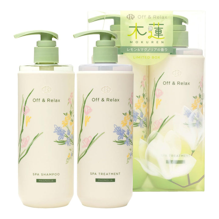 Off & Relax Spa Hair Care Set Limited Edition 460ml*2 - Mokuren