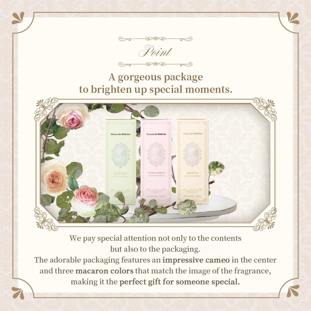 MAISON DE MILLEFEE Airy Hand Cream 30g - 03 White Tea