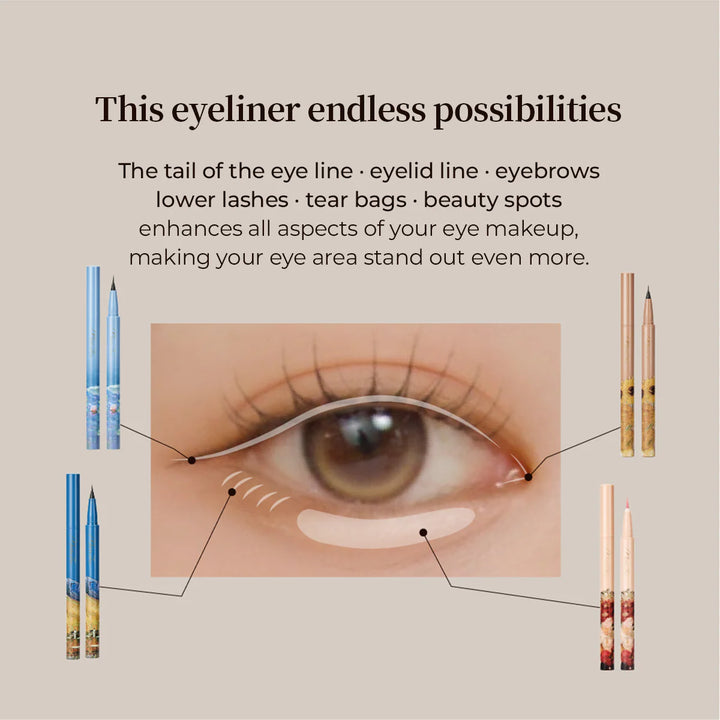 MILLEFEE Painting Liquid Eyeliner - 4 Color to Choose