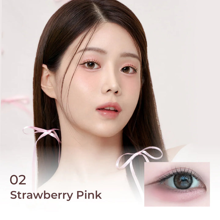 MILLEFEE Under Eye Glam Palette - 02 Strawberry Pink
