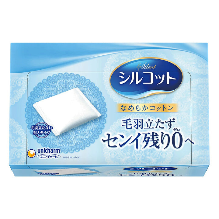 UNICHARM Silcot Cotton Puff 82Pcs