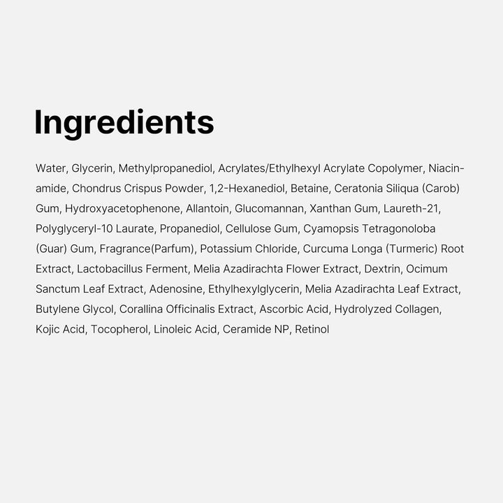 MEDICUBE Kojic Acid Turmeric Brightening Gel Mask 1Pcs