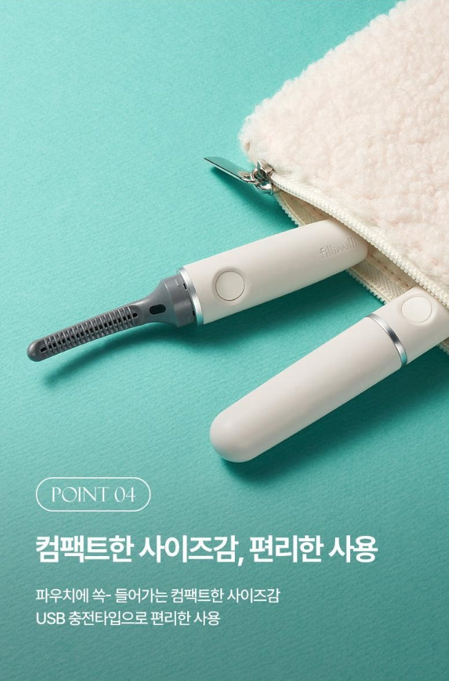 OLIVE YOUNG Fillimilli Dual Heated Eyelash Curler - USB Type