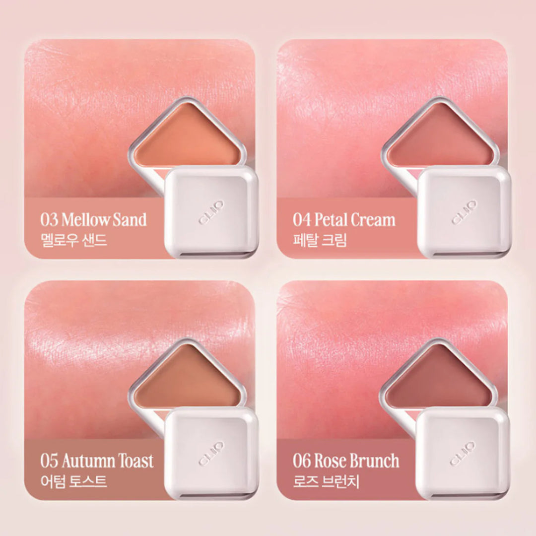 CLIO Essential Lip Cheek Tap Blur  4 Colors to choose