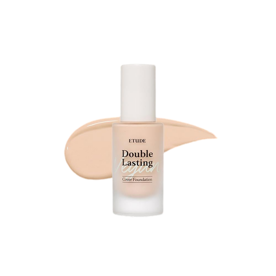 [EtudeHouse] Double Lasting Vegan Cover Foundation 30g -No.21N1 Neutral Beige Cover, Double, Etudehouse, Foundation, Lasting, makeup, sale_event, Vegan, Face, Contour & Highlighter