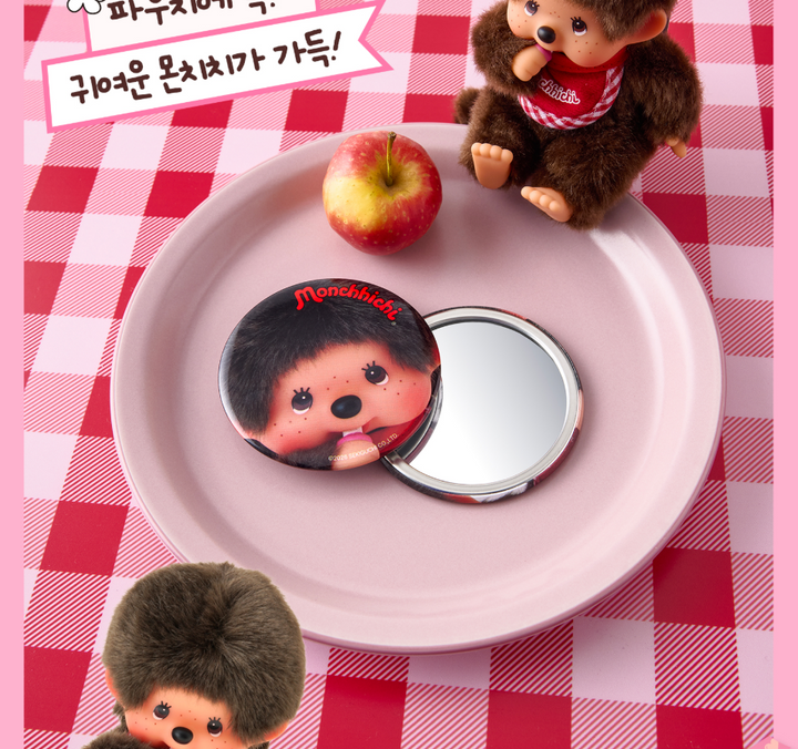 ILLIYOON X monchhichi Ceramide Ato Concentrate Cream 150ml*2ea+Mirror*1 Limited Edition