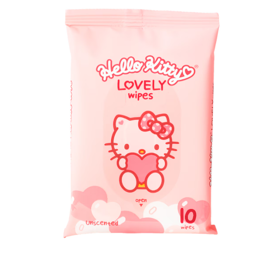 ITC Hello Kitty Lovely Wet Tissue 10wipes/bag