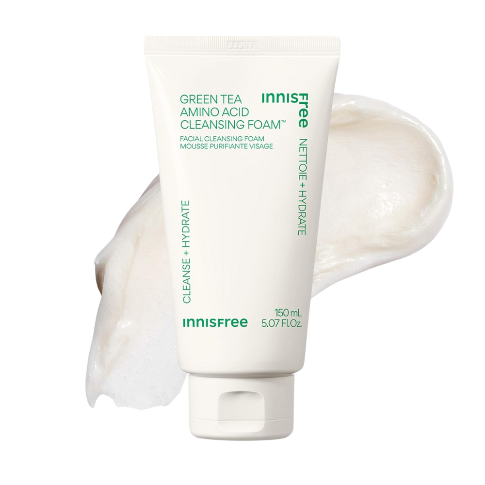 Innisfree Green Tea Amino Acid Cleansing Foam 150ml green tea, new, SKIN CARE, Cleansers, Face Wash