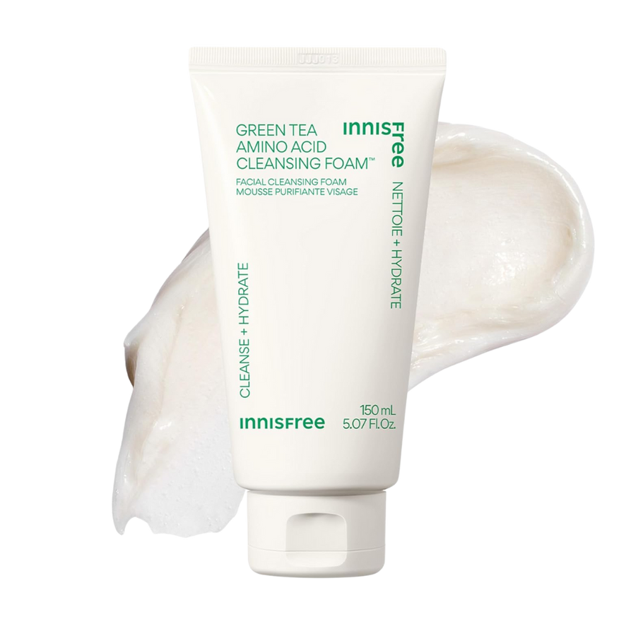 Innisfree Green Tea Amino Acid Cleansing Foam 150ml green tea, new, SKIN CARE, Cleansers, Face Wash