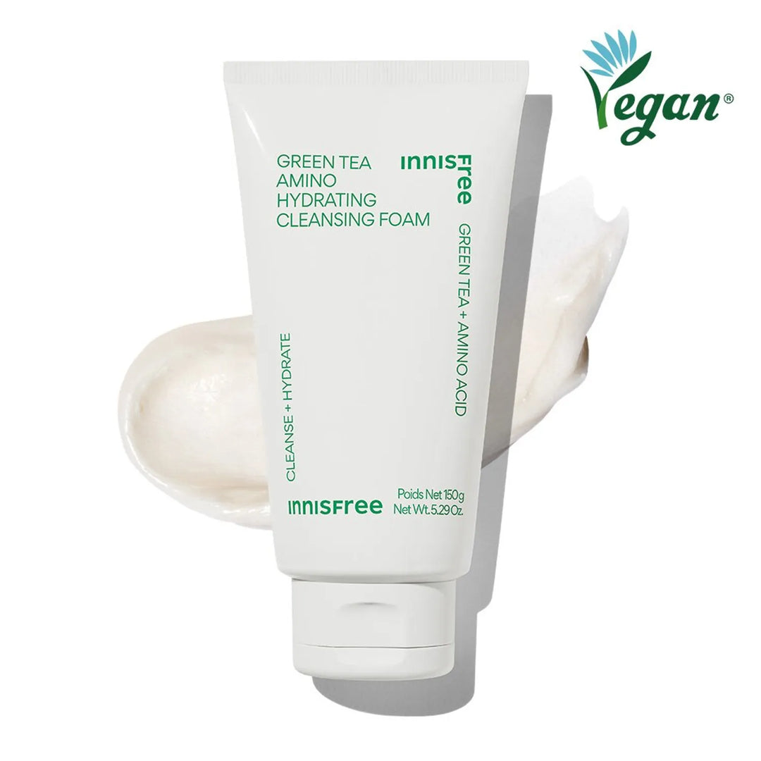 Innisfree Green Tea Amino Acid Cleansing Foam 150ml green tea, new, SKIN CARE, Cleansers, Face Wash
