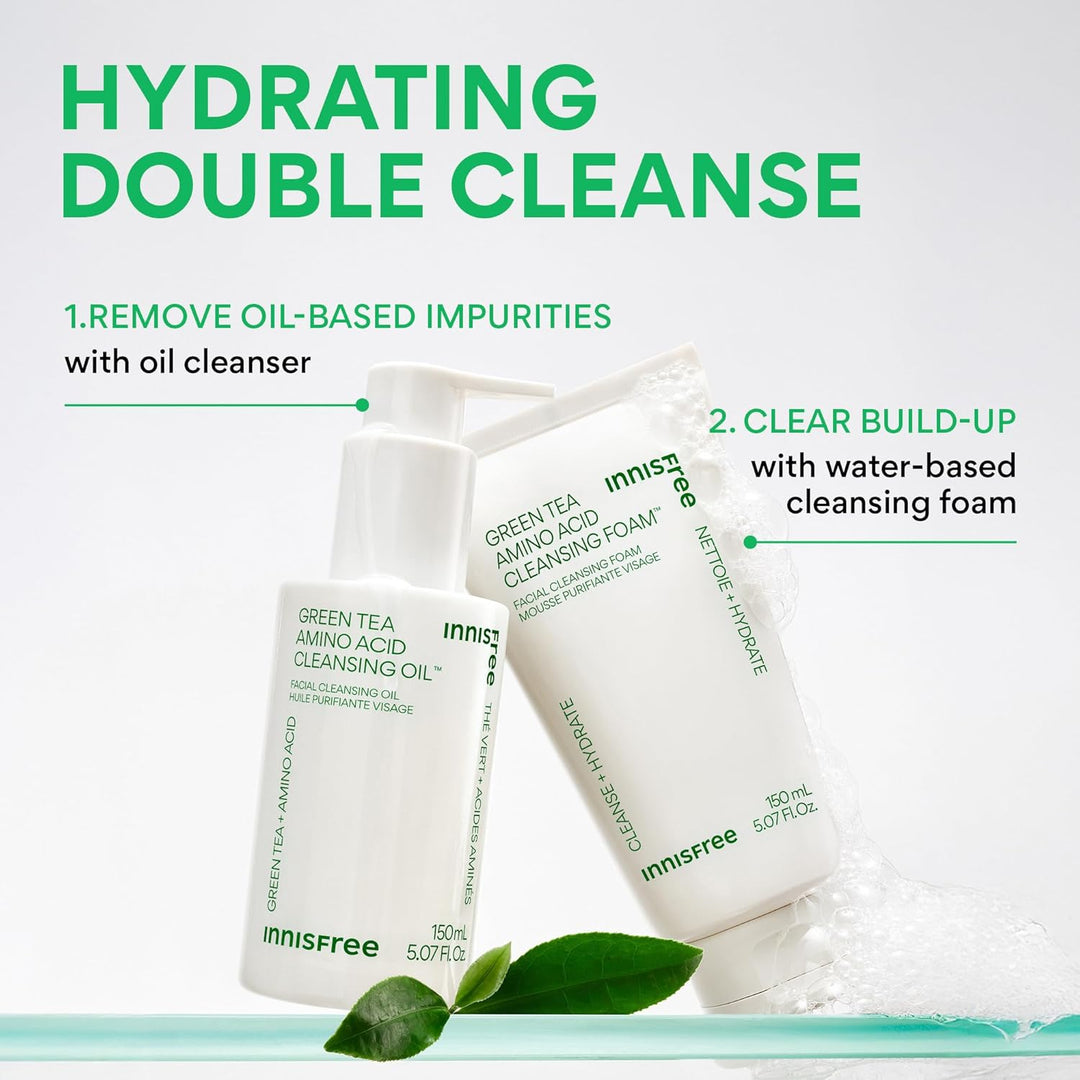 Innisfree Green Tea Amino Acid Cleansing Foam 150ml green tea, new, SKIN CARE, Cleansers, Face Wash