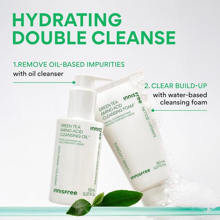 Innisfree Green Tea Amino Acid Cleansing Foam 150ml green tea, new, SKIN CARE, Cleansers, Face Wash