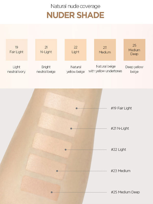 JUNG SAEM MOOL Skin Nuder Cover Layer Cushion Natural Coverage 14g Refill