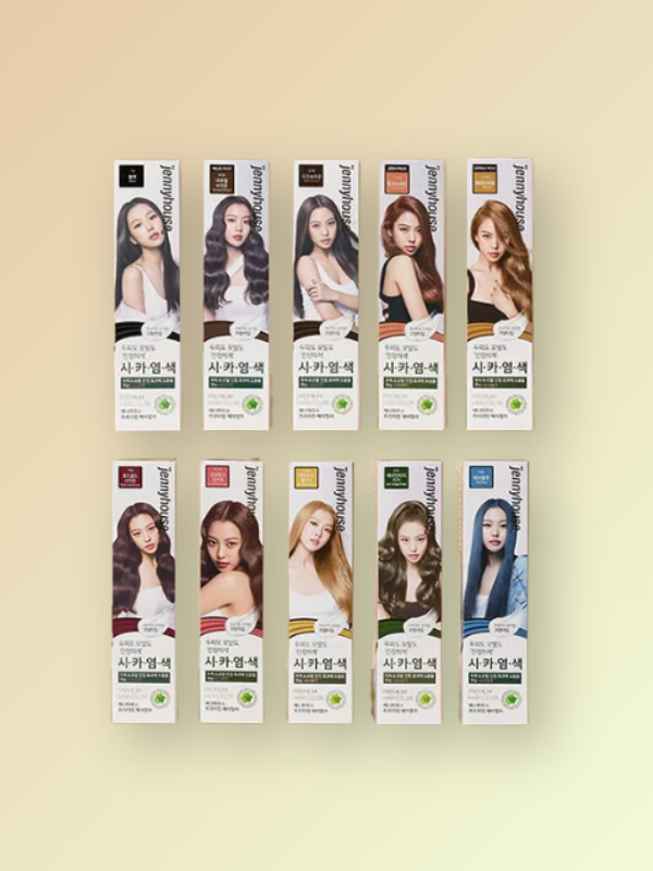 JENNYHOUSE Premium Hair Color Ammonia-Free 60g - 10Colors