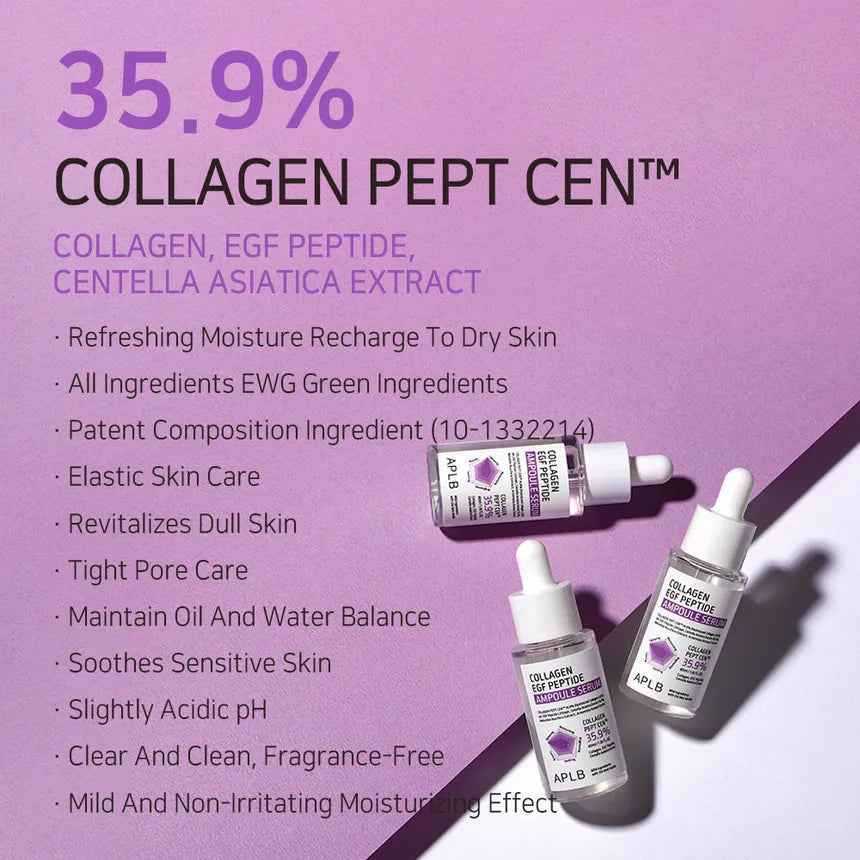 APLB Collagen EGF Peptide Ampoule Serum 40ml new, SKIN CARE, Treatments, Serum & Essence