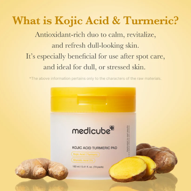 MEDICUBE Kojic Acid Turmeric Pad 70ea