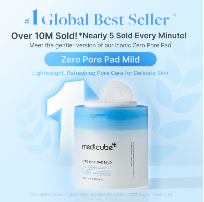 MEDICUBE Zero Pore Mild Pad 70pads