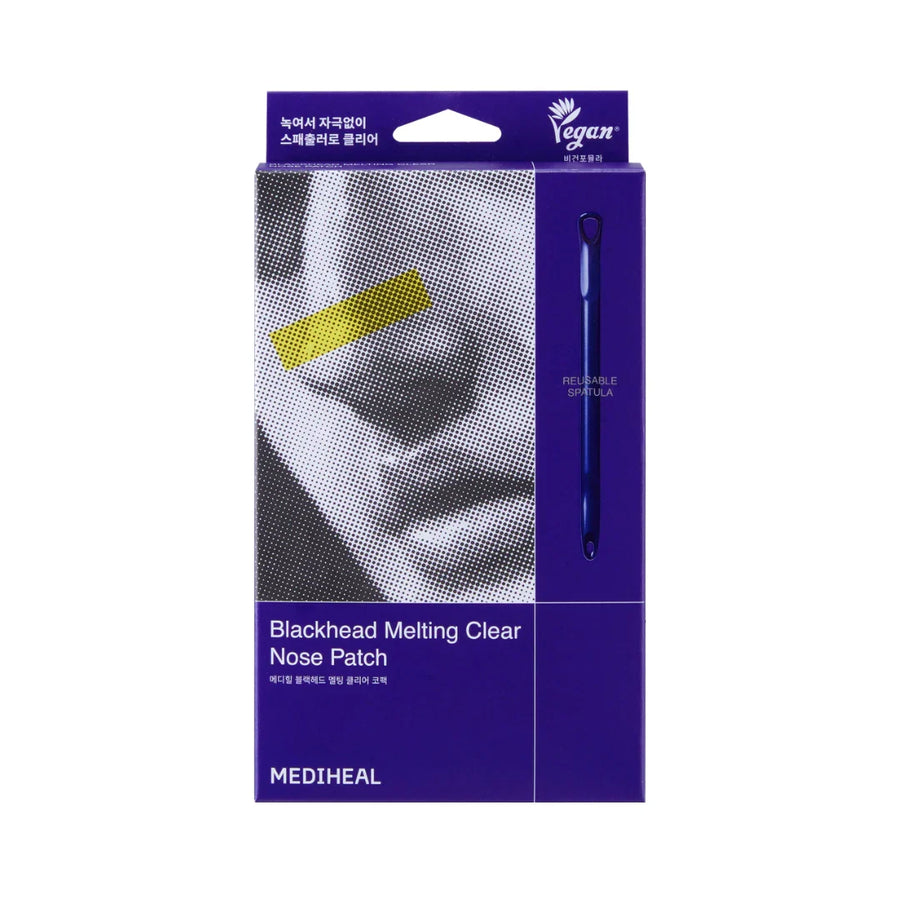MEDIHEAL Blackhead Melting Clear Nose Patch 4ea 10sale, holiday10, Mask Pack, new, vegan, SKIN CARE, Treatments, Nose Strips
