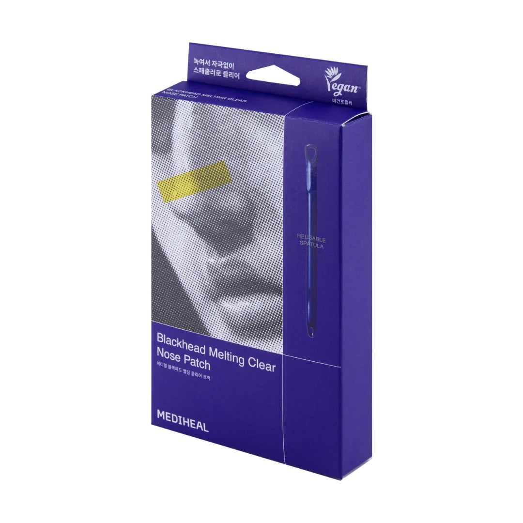 MEDIHEAL Blackhead Melting Clear Nose Patch 4ea 10sale, holiday10, Mask Pack, new, vegan, SKIN CARE, Treatments, Nose Strips