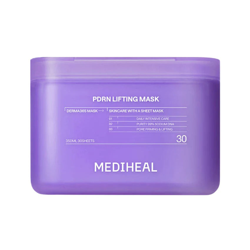 MEDIHEAL Derma 365 PDRN Lifting Mask 30ea 350ml new, Niacinamide, SKIN CARE, Face Masks