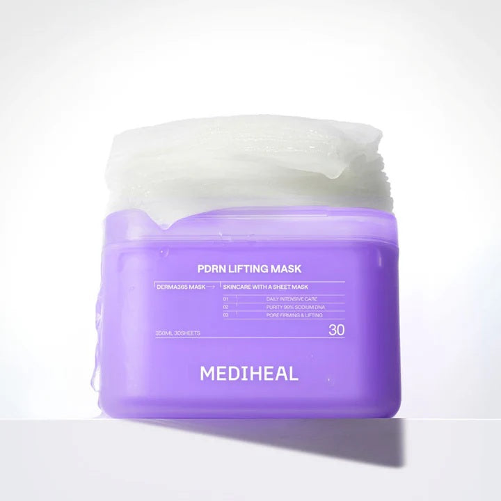 MEDIHEAL Derma 365 PDRN Lifting Mask 30ea 350ml new, Niacinamide, SKIN CARE, Face Masks