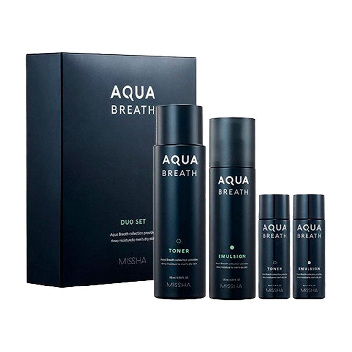 MISSHA For Men Aqua Breath Duo Set Hydration Balance 1 Set