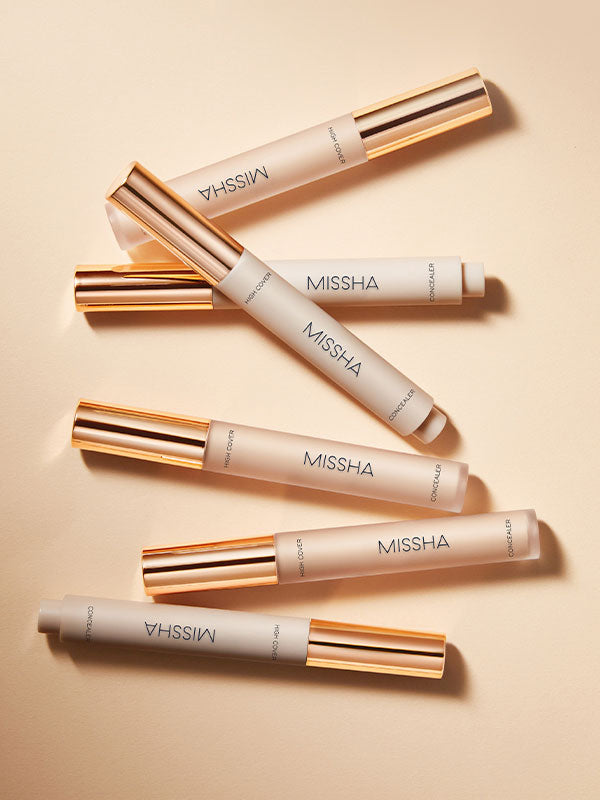 MISSHA Stay Tip Concealer High Cover Full Coverage 38ml MAKEUP, Face, Concealer, Missha concealer, Full coverage concealer, K-beauty base makeup, Centella Asiatica skincare, Hydrating complexion, Skin barrier support, Natural finish makeup