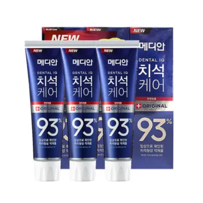 Median Dental IQ Tartar Care 93 percent Deep Clean Blue toothpaste tube