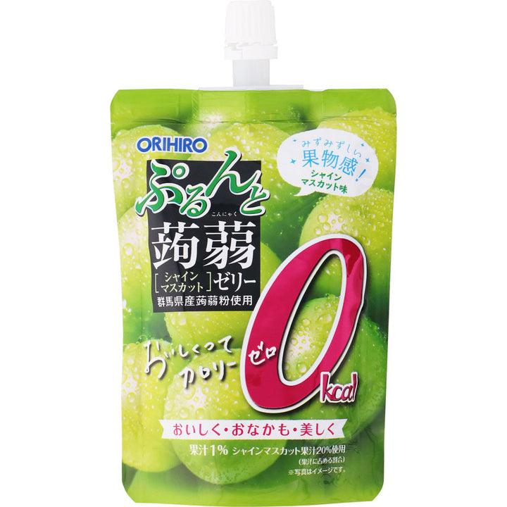 ORIHIRO Plandu Purunto Konjac Jelly Zero Calorie 130g  muscat