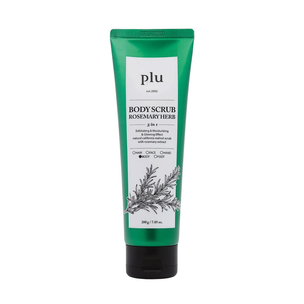 plu Body Scrub Original #Rosemary Herb 200ml body scrub, new, SKIN CARE, Treatments, Exfoliators
