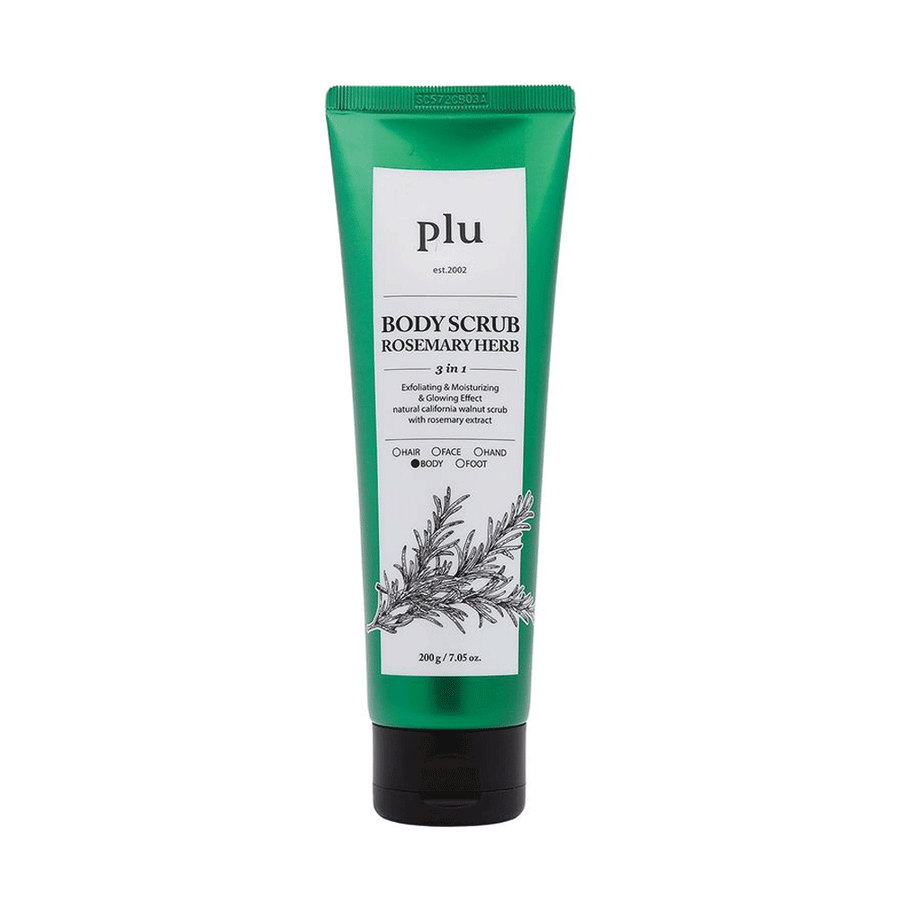 plu Body Scrub Original #Rosemary Herb 200ml body scrub, new, SKIN CARE, Treatments, Exfoliators
