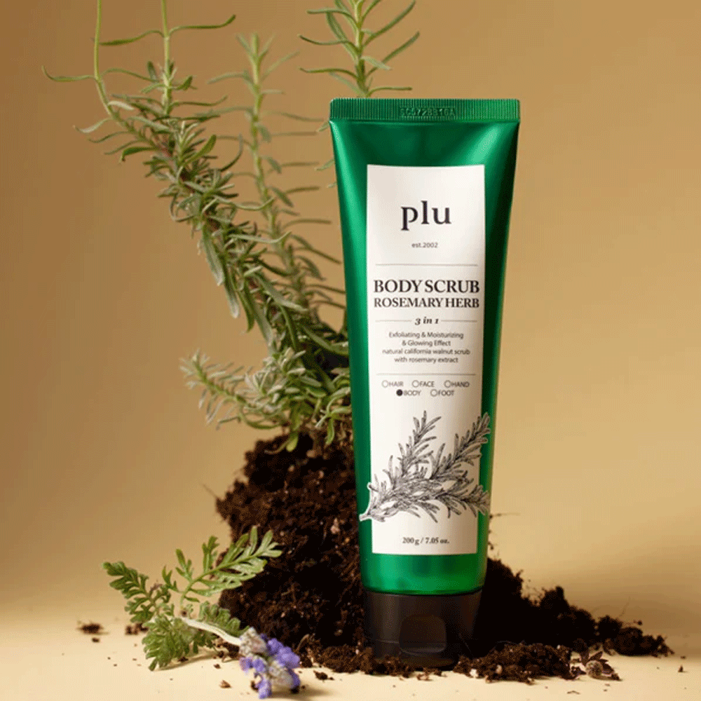 plu Body Scrub Original #Rosemary Herb 200ml body scrub, new, SKIN CARE, Treatments, Exfoliators