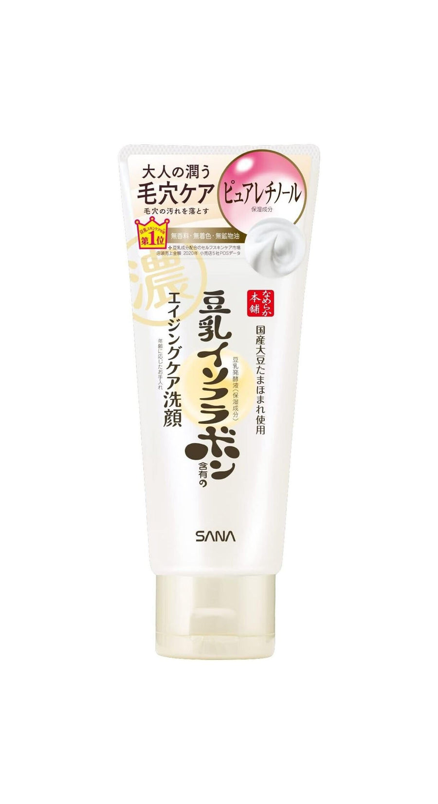 SANA Nameraka Isoflavone Aging Care Makeup Cleansing Wash 150g