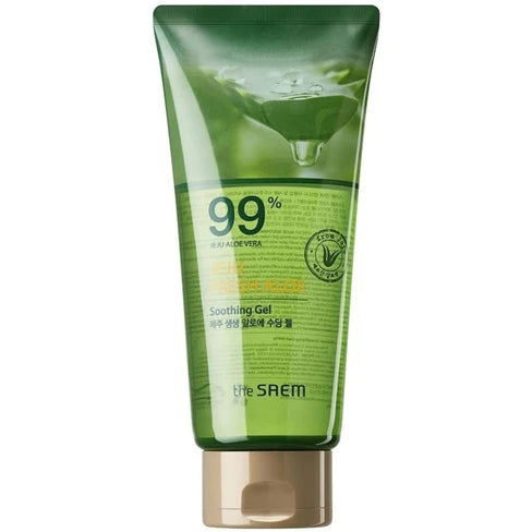 THE SAEM Jeju Fresh Aloe Gel Soothing Gel 99% 300ml Tube