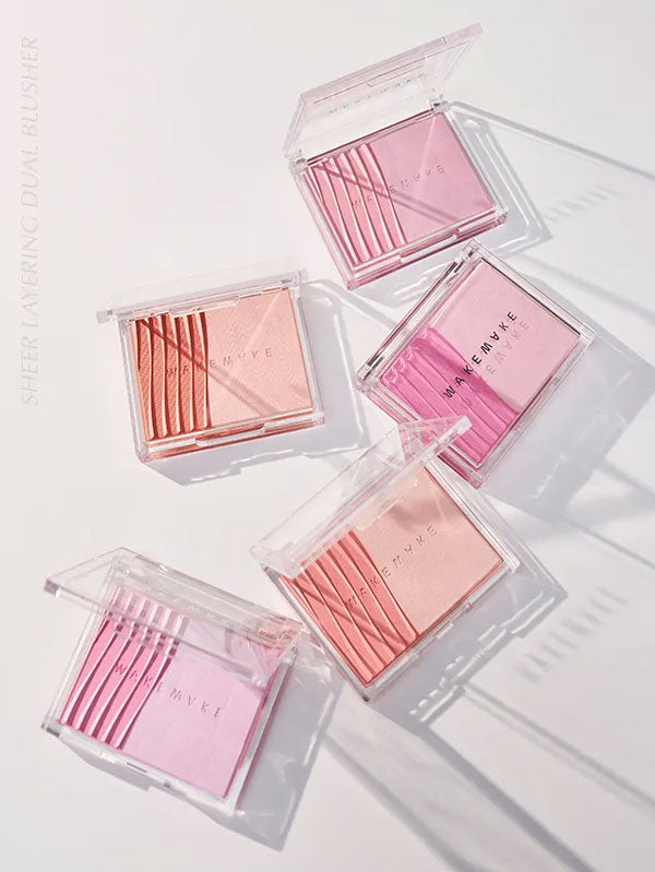 WAKEMAKE Sheer Layering Dual Blusher Sheer Matte 5g