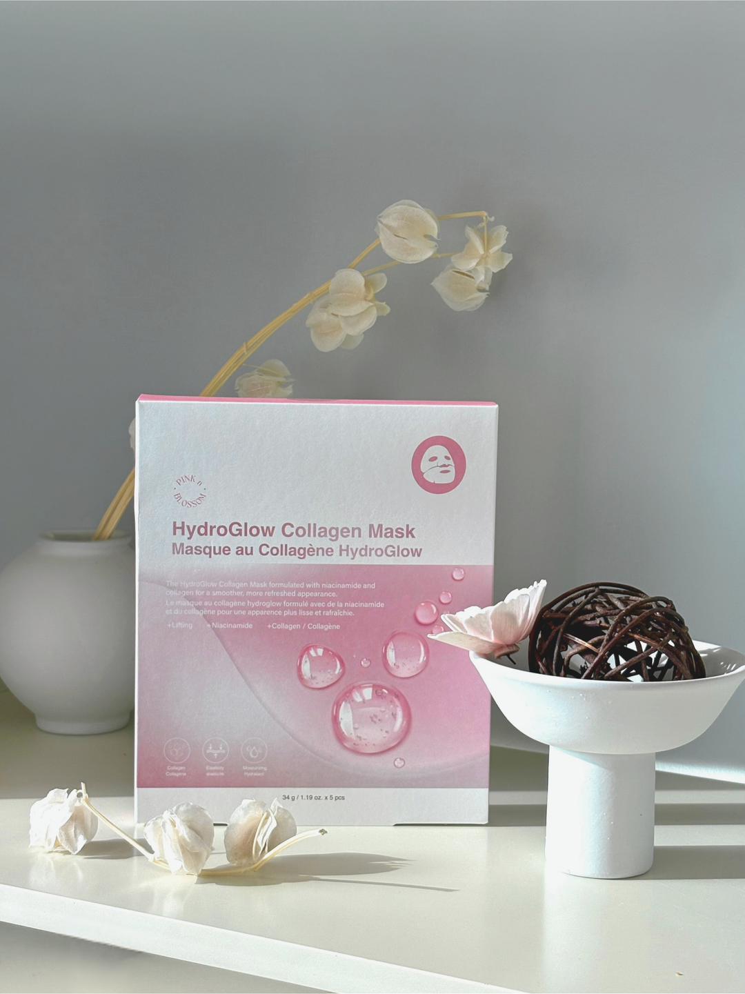 PnB HydroGlow Collagen Mask Hydration 34g