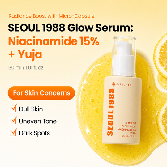 K-SECRET SEOUL 1988 Glow Serum : Niacinamide 15% + Yuja 30ml
