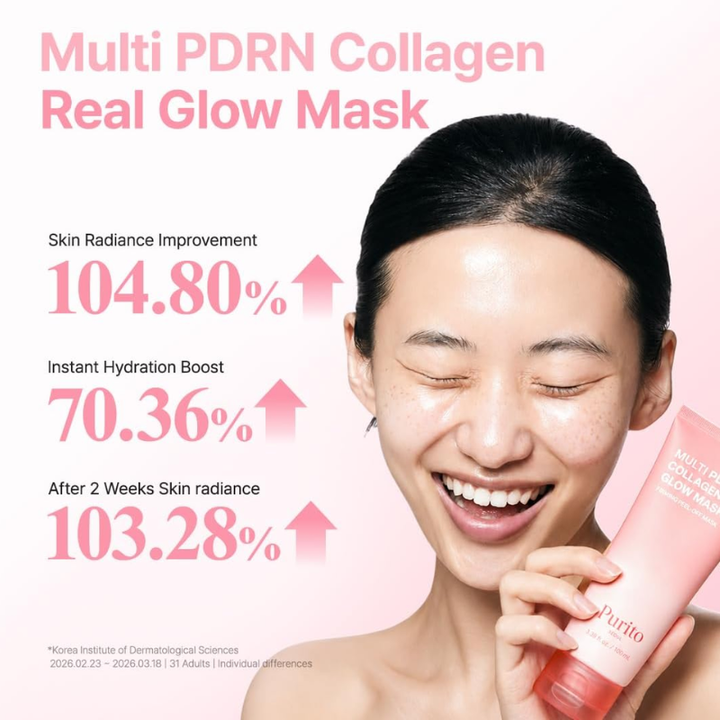 Purito Multi PDRN Collagen Real Glow Mask 100ml MAKEUP, Eyes, Eyebrow