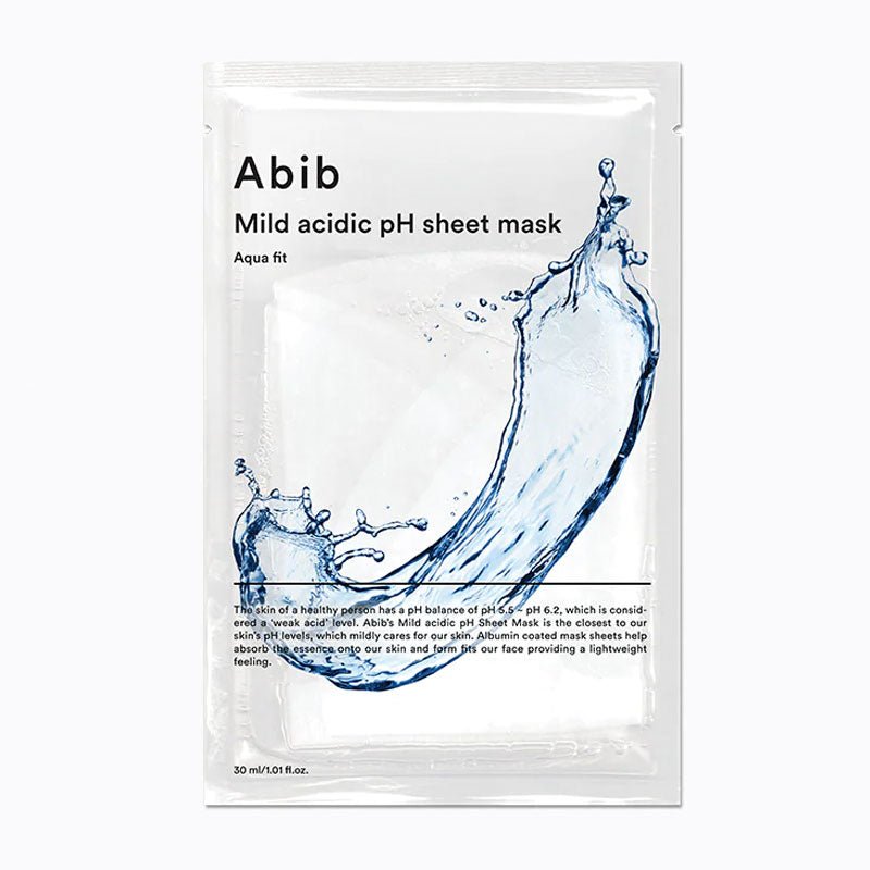 Abib Mild Acidic pH Sheet Mask #Aqua Fit 1 piece Mask oceanbuy.ca markham toronto free ship USA asian korean skincare