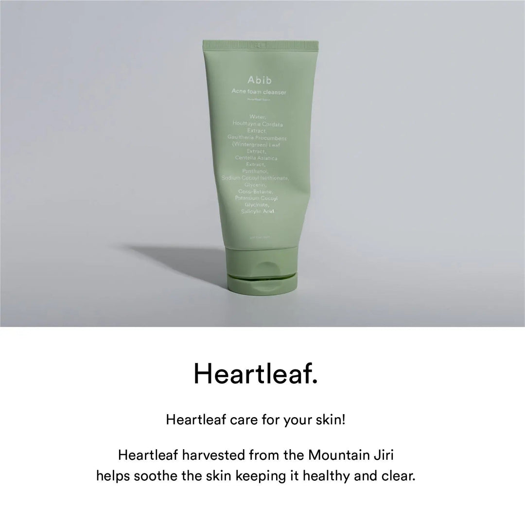 ABIB Foam Cleanser Heartleaf Foam Gentle Purifying (2 Sizes)