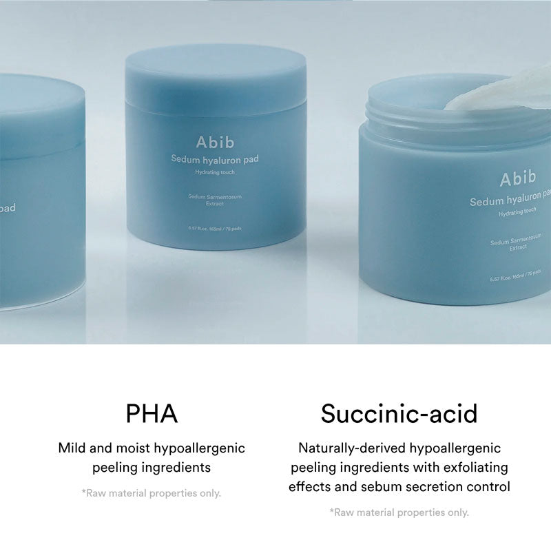 ABIB Sedum Hyaluron Pad Hydration 165ml 75pads
