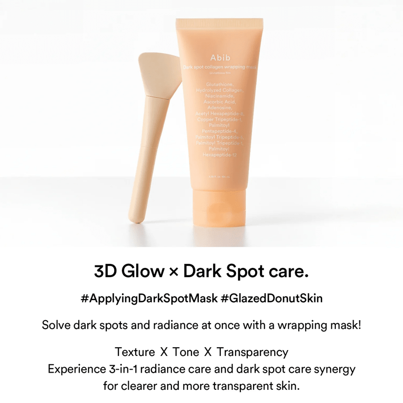 ABIB Dark Spot Collagen Wrapping Mask Glutathione Film 100ml 2
