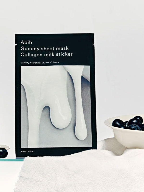 Abib Gummy Sheet Mask Collagen Milk 27ml Mask 2