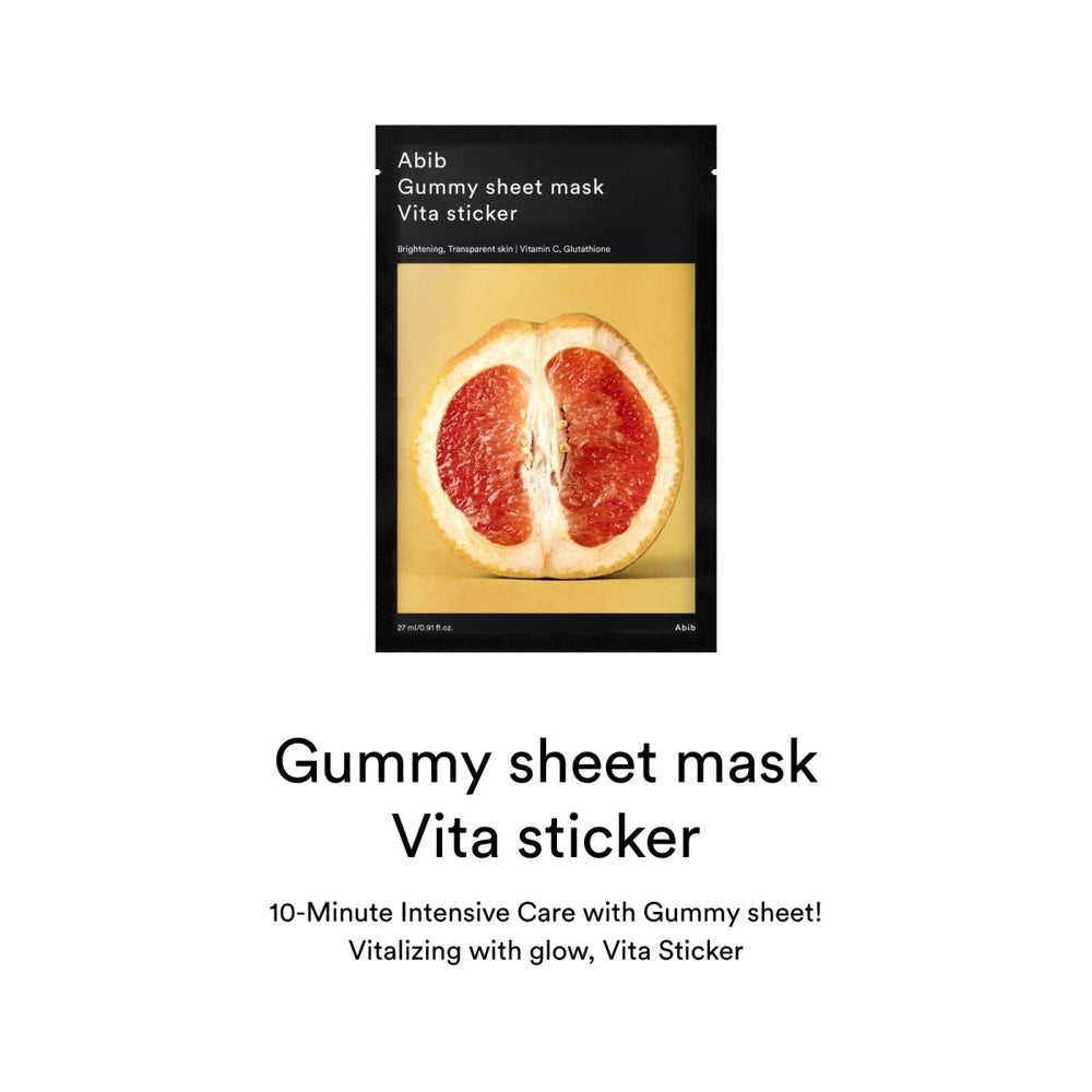 Abib Gummy Sheet Mask Vita Brightening 10 Sheets 2