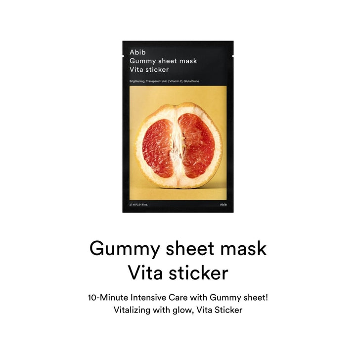 Abib Gummy Sheet Mask Vita Brightening 10 Sheets 2