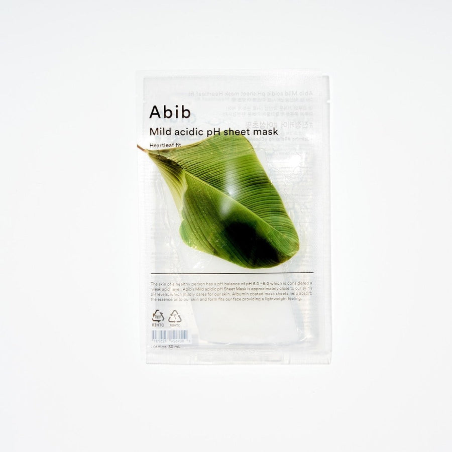Abib Heartleaf Mask Soothing Calming 10 sheets 1