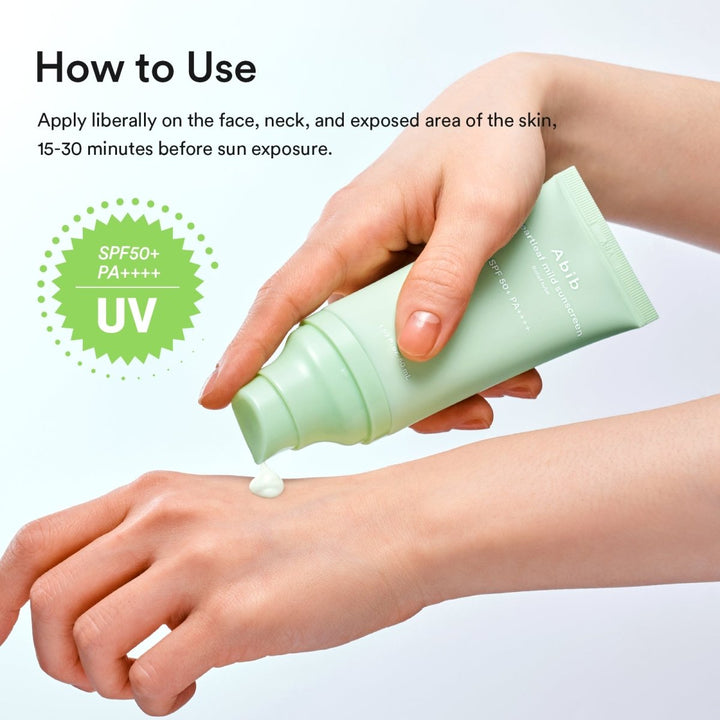 ABIB Heartleaf Mild Sunscreen SPF 50+ PA++++ 50ml Health & Beauty 8